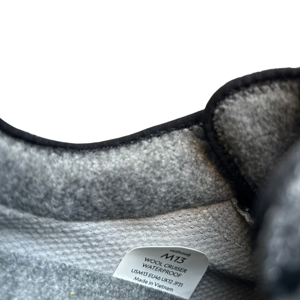 Allbirds NWOB Men's Sneakers Wool Cruiser Waterproof Size 13 Gray Heathered - Picture 13 of 15